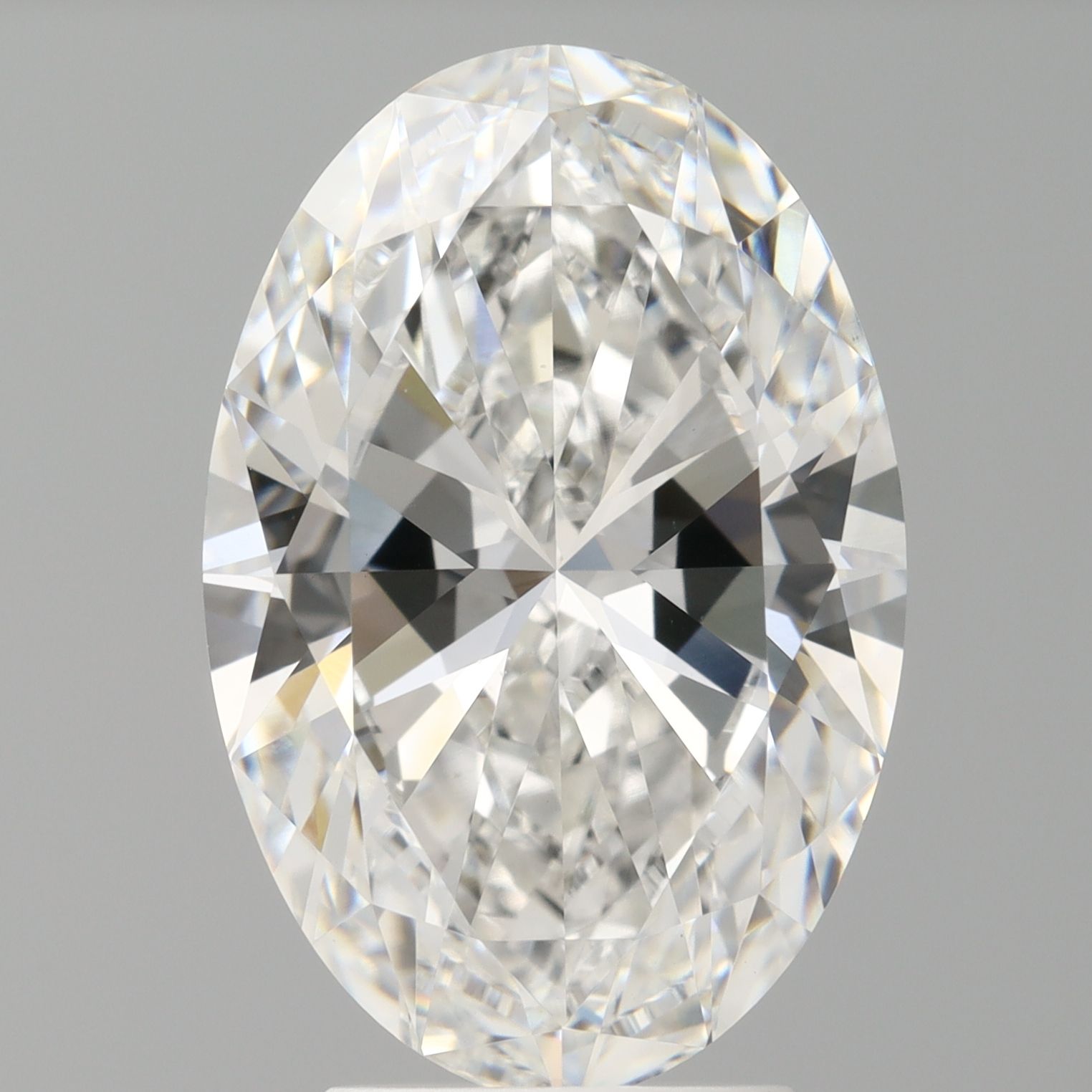 3.99 ct. oval Lab Grown Diamond front image