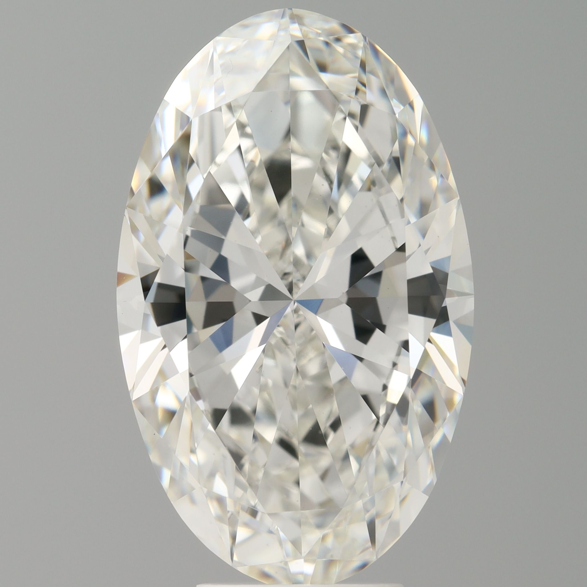 6.53 ct. oval Lab Grown Diamond front image