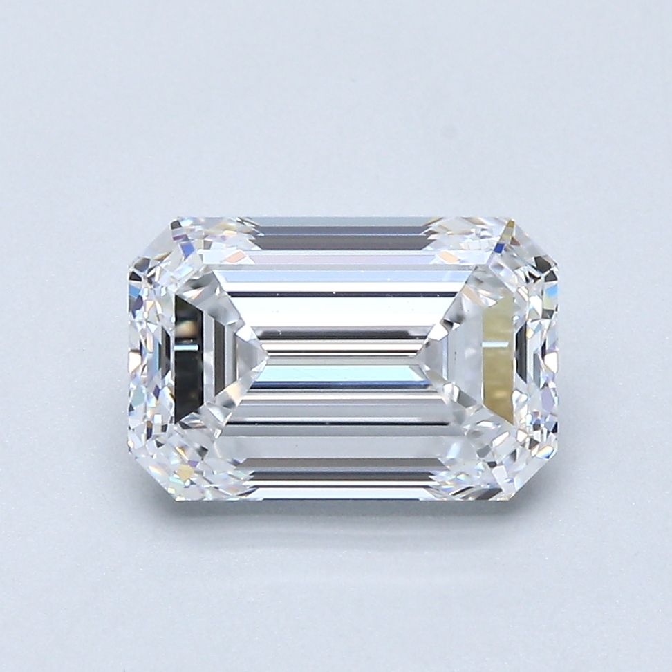 2.04 Carat Emerald Diamond D VS1
