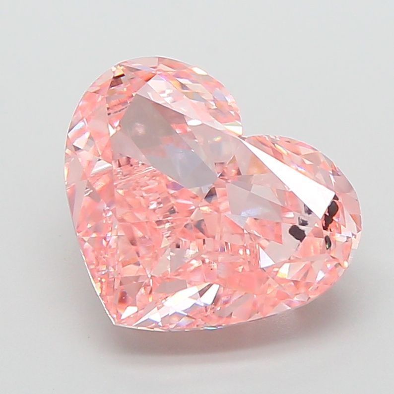 3.84 ct. heart Lab Grown Diamond front image
