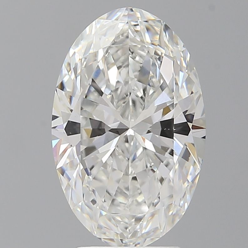 4.10 ct. oval Lab Grown Diamond front image