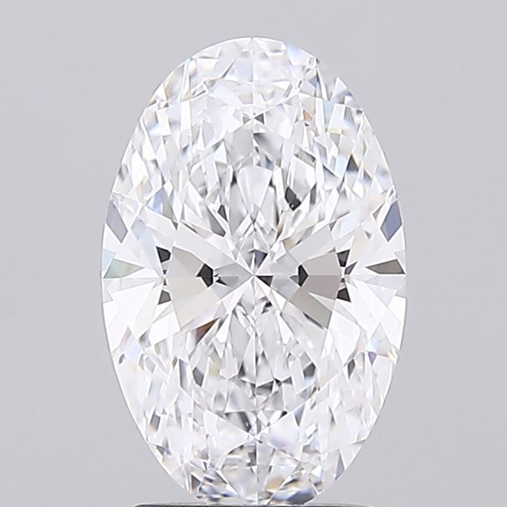 2.09 ct. oval Lab Grown Diamond front image