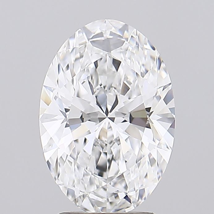 2.72 ct. oval Lab Grown Diamond front image