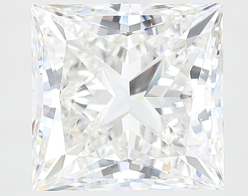 6.13 ct. princess Lab Grown Diamond front image