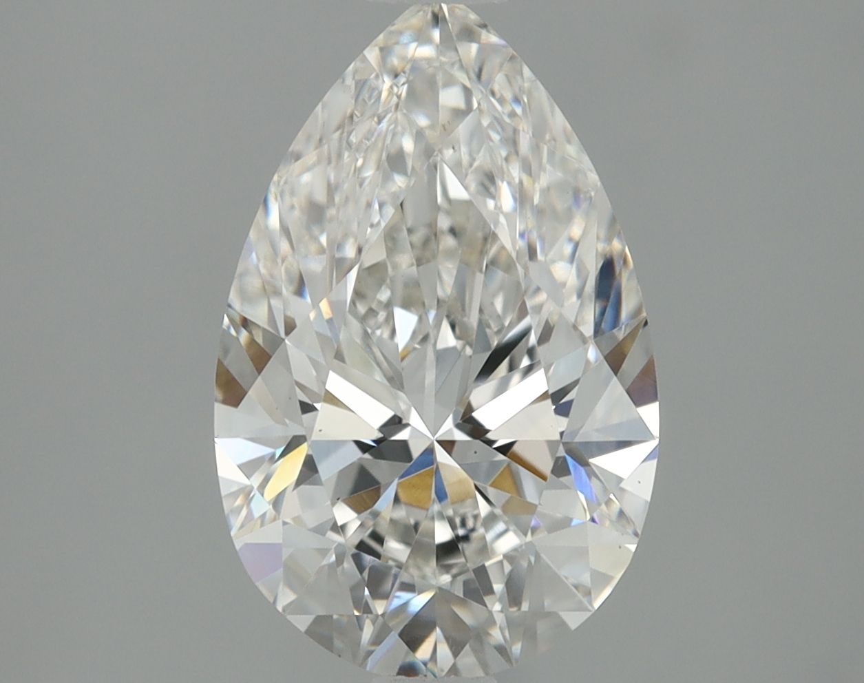 1.70 ct. pear Lab Grown Diamond front image