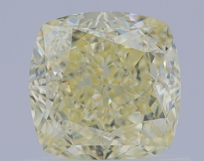 1 Carat Cushion brilliant Diamond Fancy Light Yellow VS2
