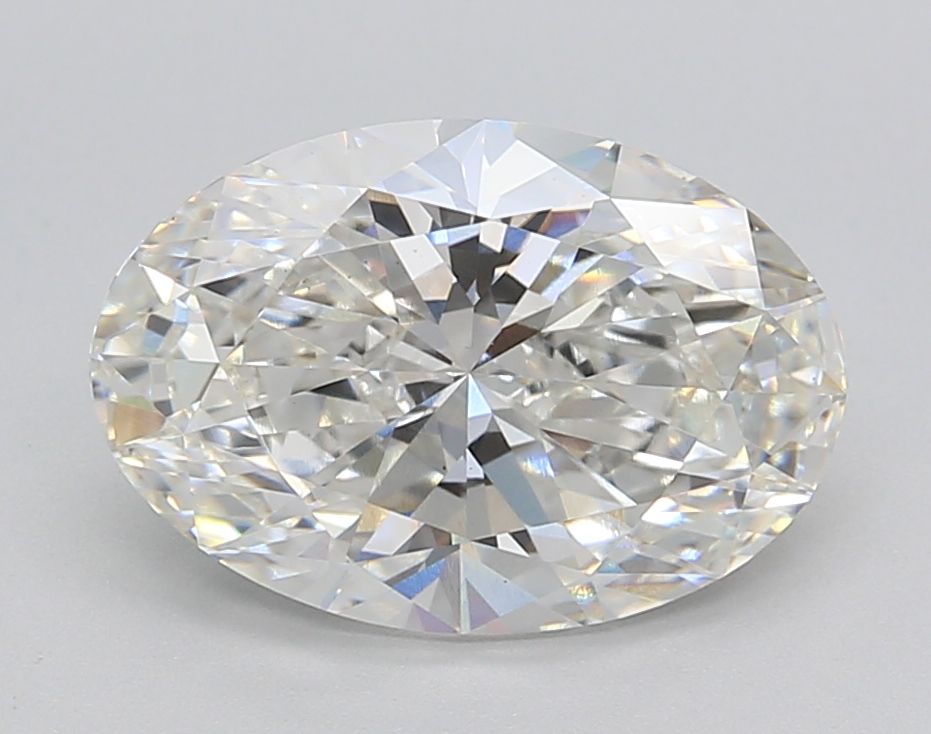 2.92 ct. oval Lab Grown Diamond front image