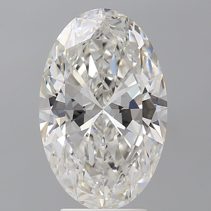 4.10 ct. oval Lab Grown Diamond front image