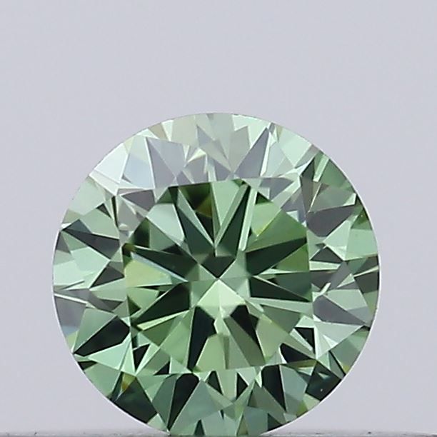 0.17ct Round GREEN VS1