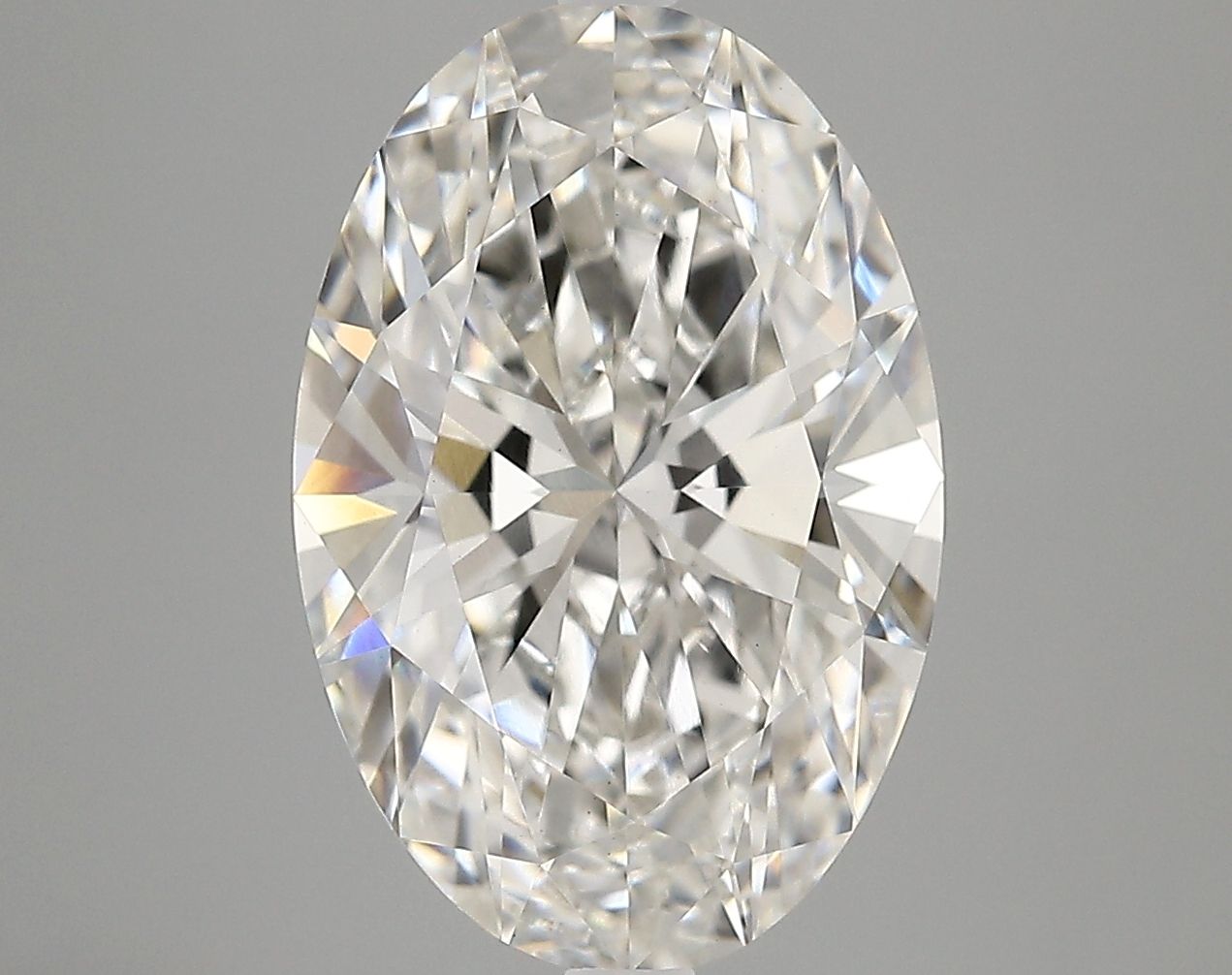5.10 ct. oval Lab Grown Diamond front image