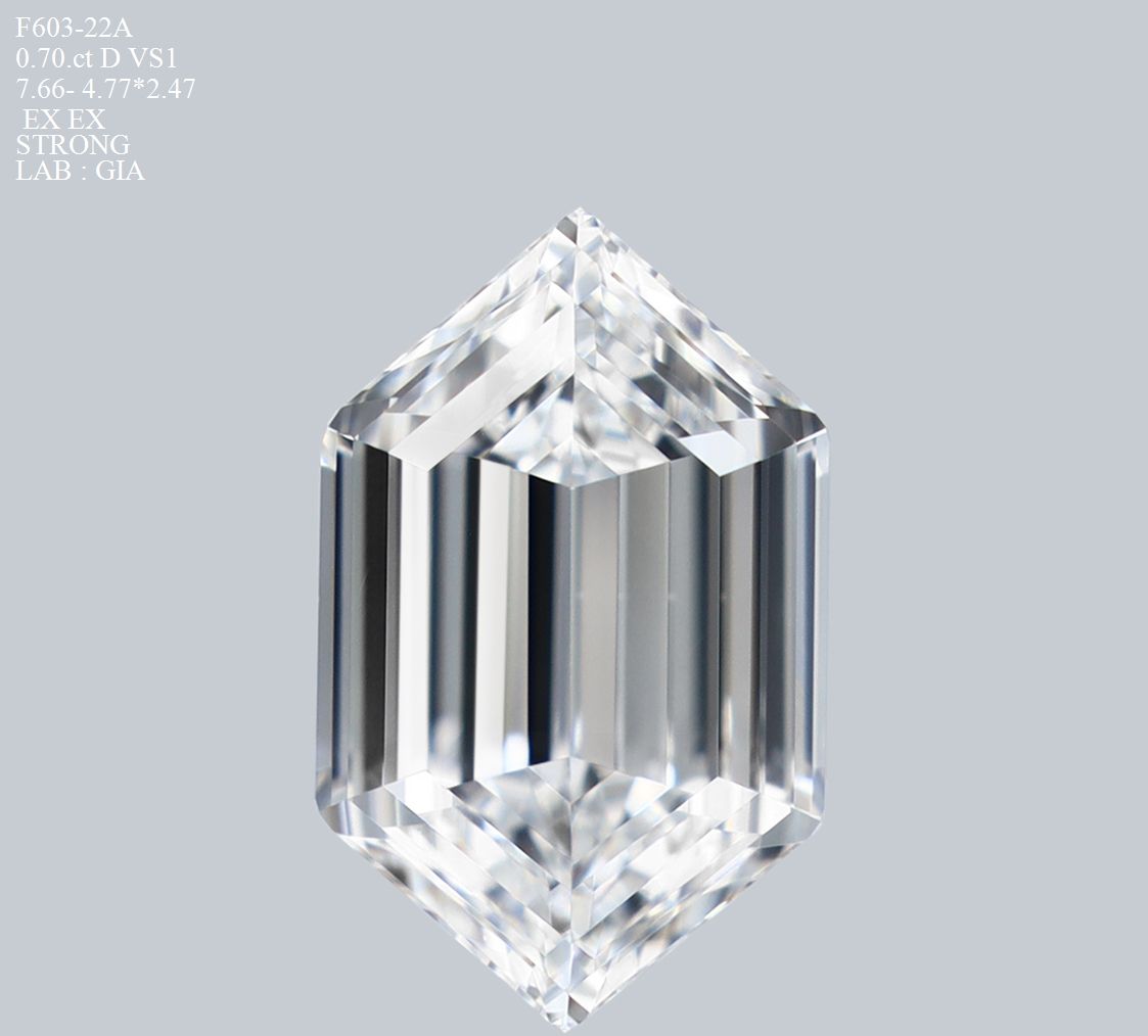 0.7 ct Hexagonal Diamond