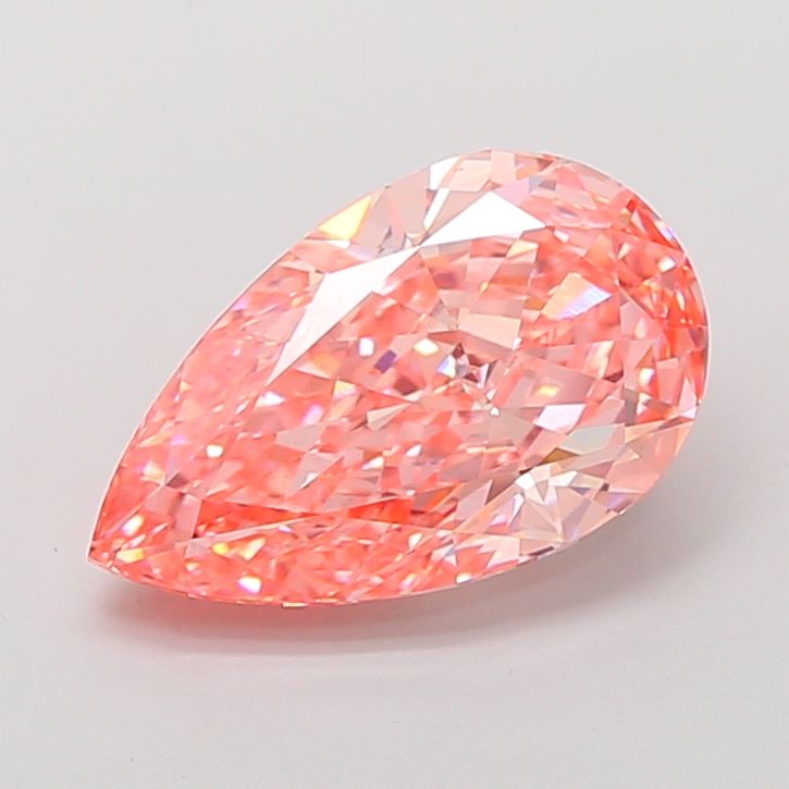 6.10 ct. pear Lab Grown Diamond front image