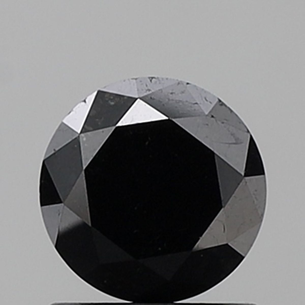 1.26 Carat Round Diamond Fancy Black VS2