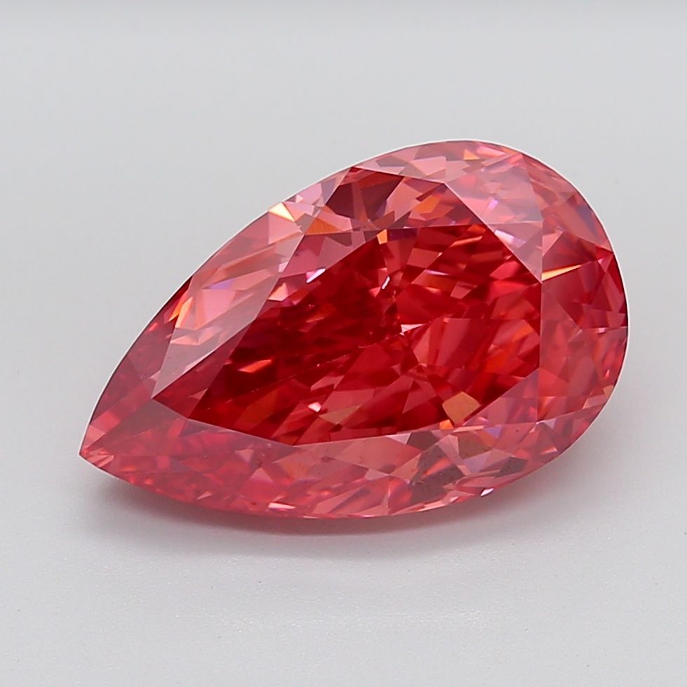 9.09 ct. pear Lab Grown Diamond front image
