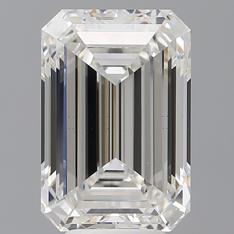 6.08 ct. emerald Lab Grown Diamond front image