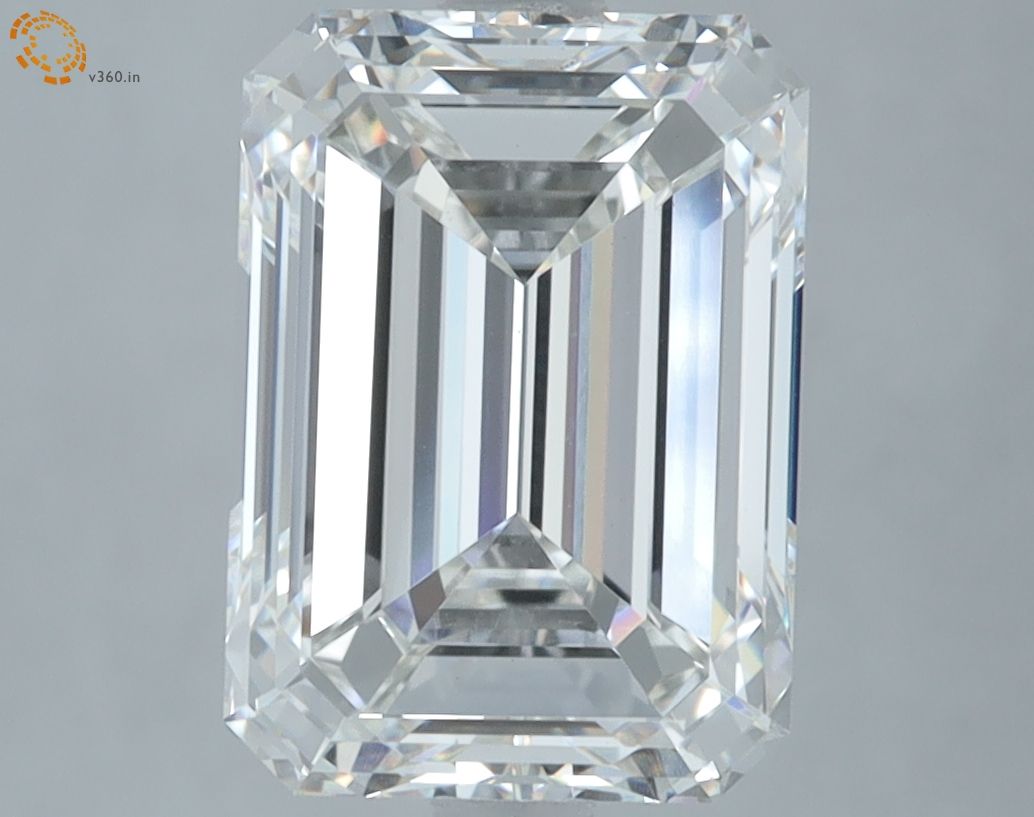 4.36 ct. emerald Lab Grown Diamond front image