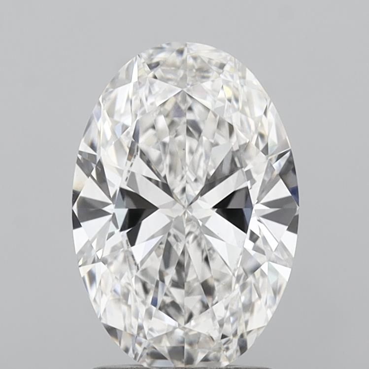 1.75 ct. oval Lab Grown Diamond front image