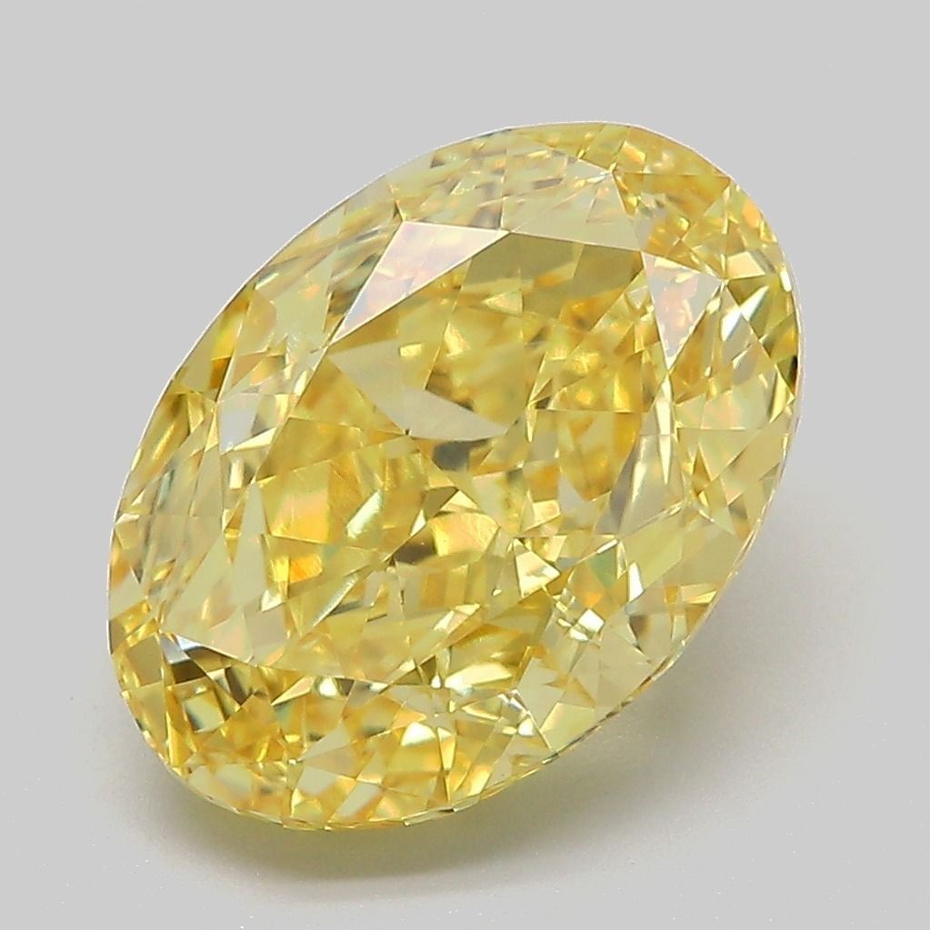 5.24 ct. oval Lab Grown Diamond front image