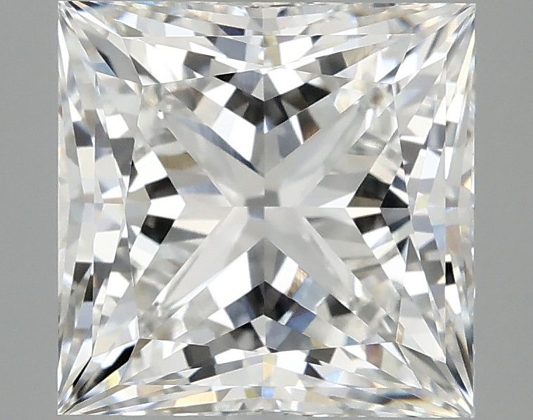 4.14 ct. princess Lab Grown Diamond front image
