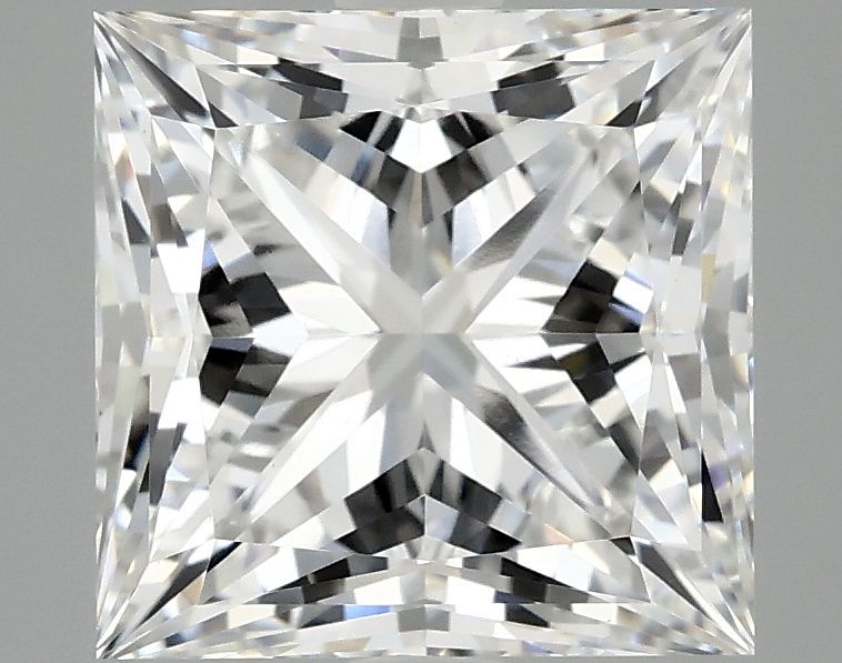 4.19 ct. princess Lab Grown Diamond front image