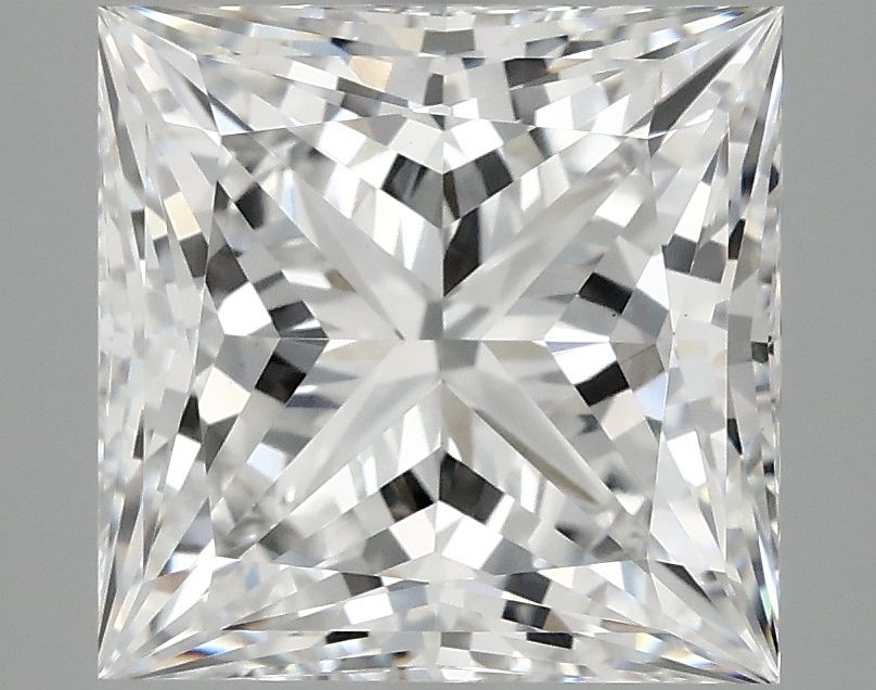 4.18 ct. princess Lab Grown Diamond front image