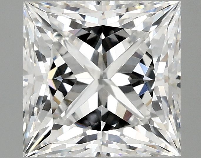 2.10 ct. princess Lab Grown Diamond front image
