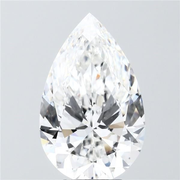 6.08 ct. pear Lab Grown Diamond front image