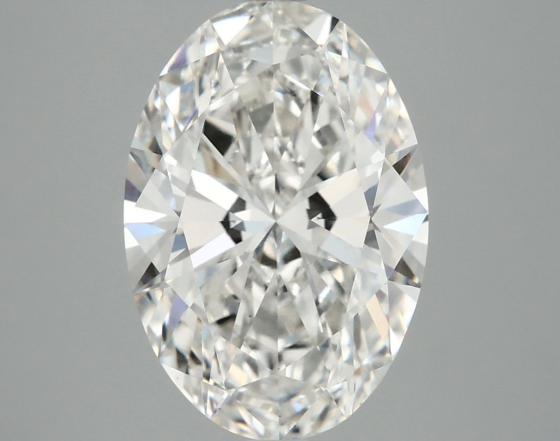 3.93 ct. oval Lab Grown Diamond front image