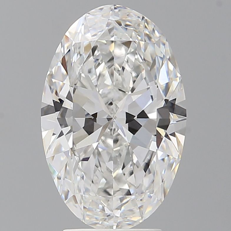 4.05 ct. oval Lab Grown Diamond front image