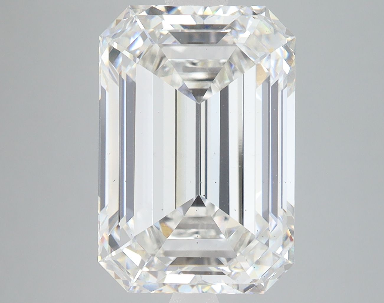 7.36 ct. emerald Lab Grown Diamond front image