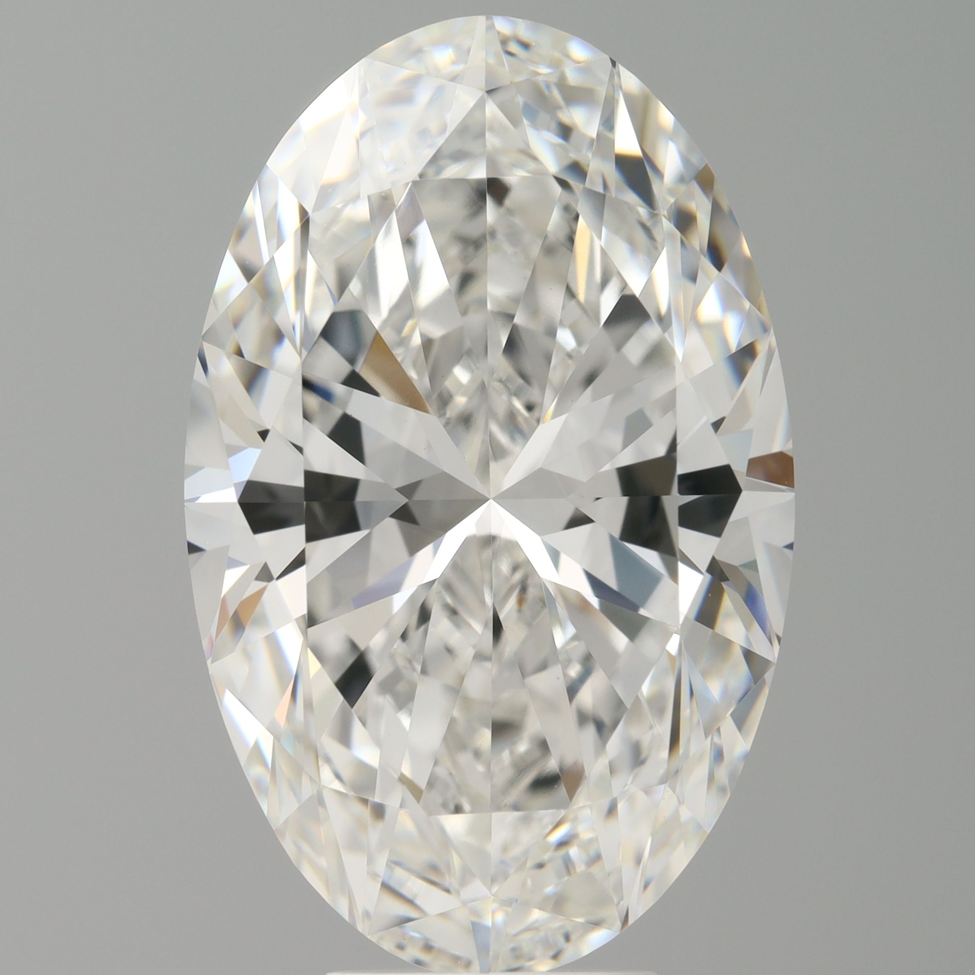 8.10 ct. oval Lab Grown Diamond front image
