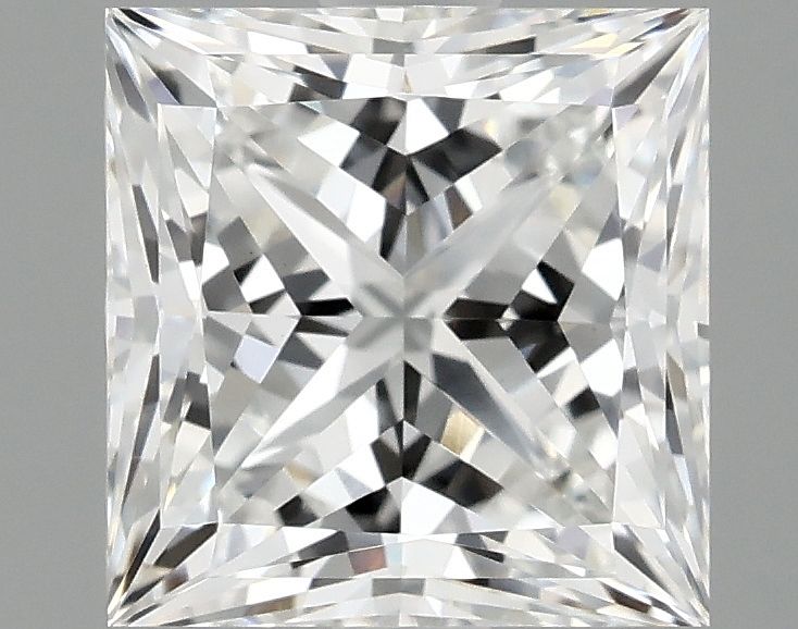 2.10 ct. princess Lab Grown Diamond front image