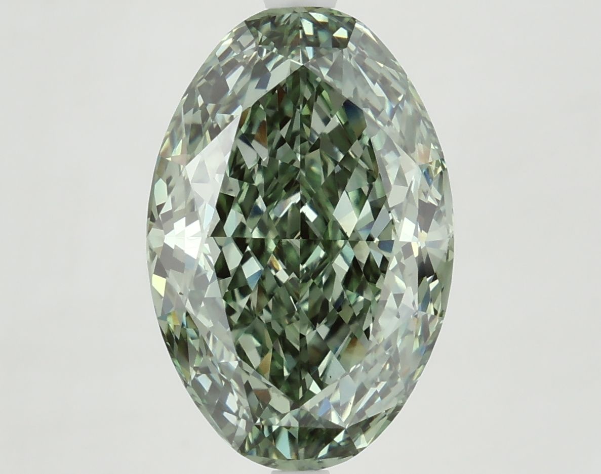 6.14 ct. oval Lab Grown Diamond front image