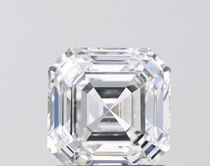 1.38 carat e IF EX Cut IGI asscher diamond