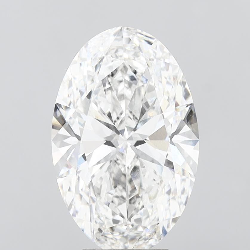 6.09 ct. oval Lab Grown Diamond front image