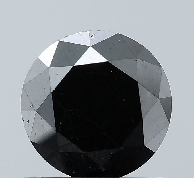 0.86 Carat Round Diamond Black VS2