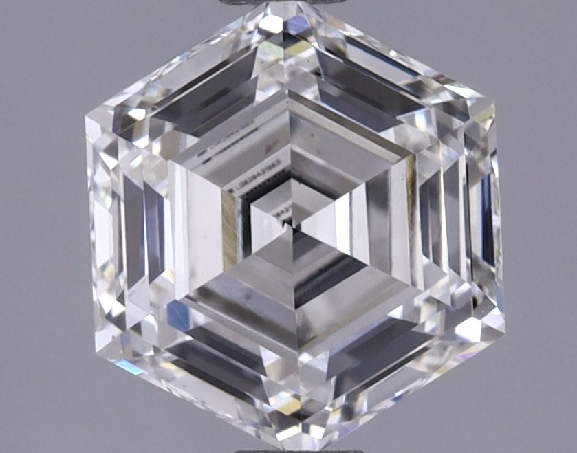 1.37 ct lab-grown Hexagonal Diamond