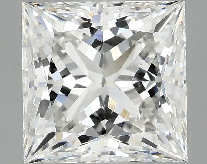 2.10 ct. princess Lab Grown Diamond front image