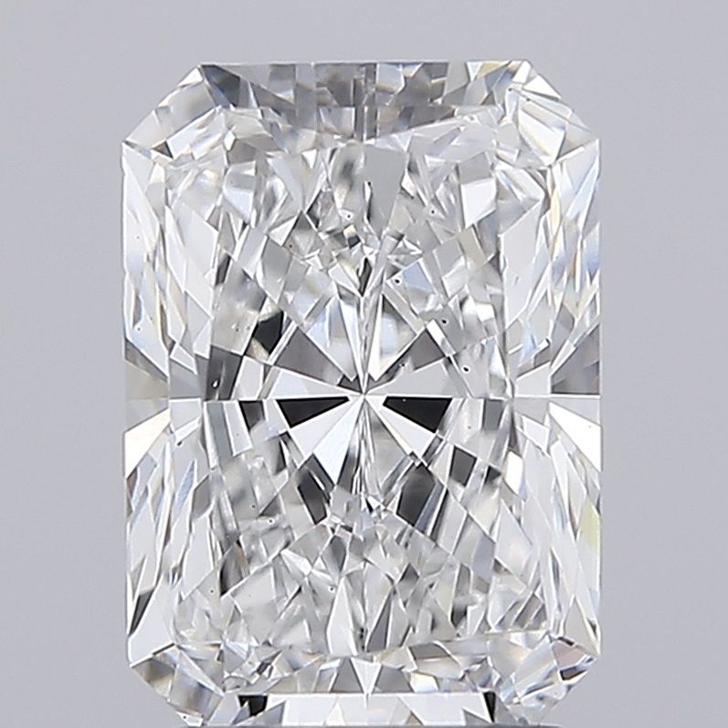 3.07 carat e VS2 EX Cut IGI radiant diamond