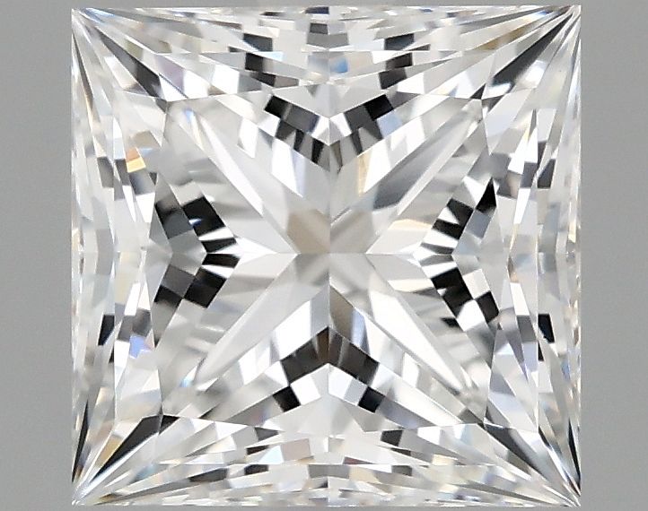 2.10 ct. princess Lab Grown Diamond front image