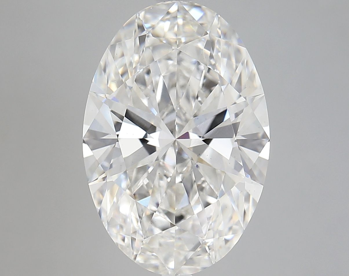 5.62 ct. oval Lab Grown Diamond front image