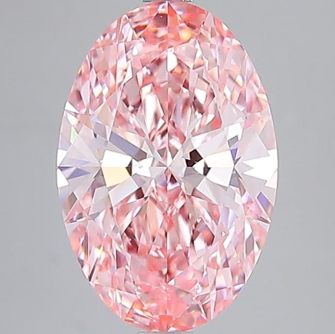 5.05 ct. oval Lab Grown Diamond front image