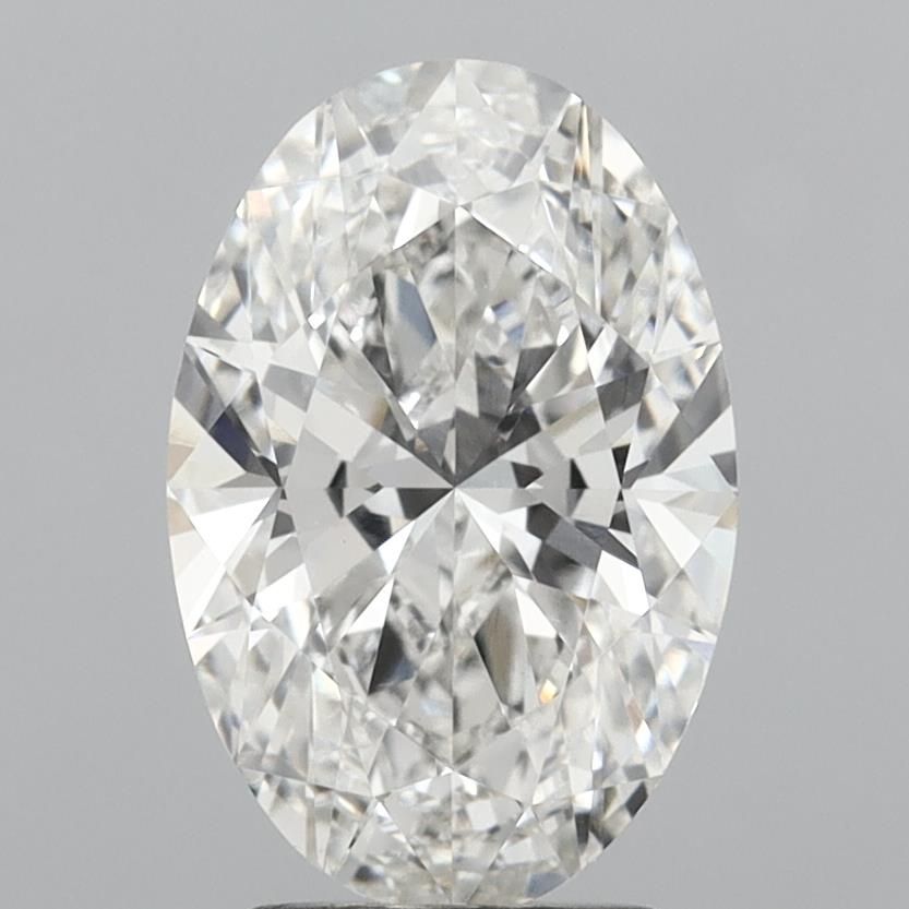3.01 ct. oval Lab Grown Diamond front image