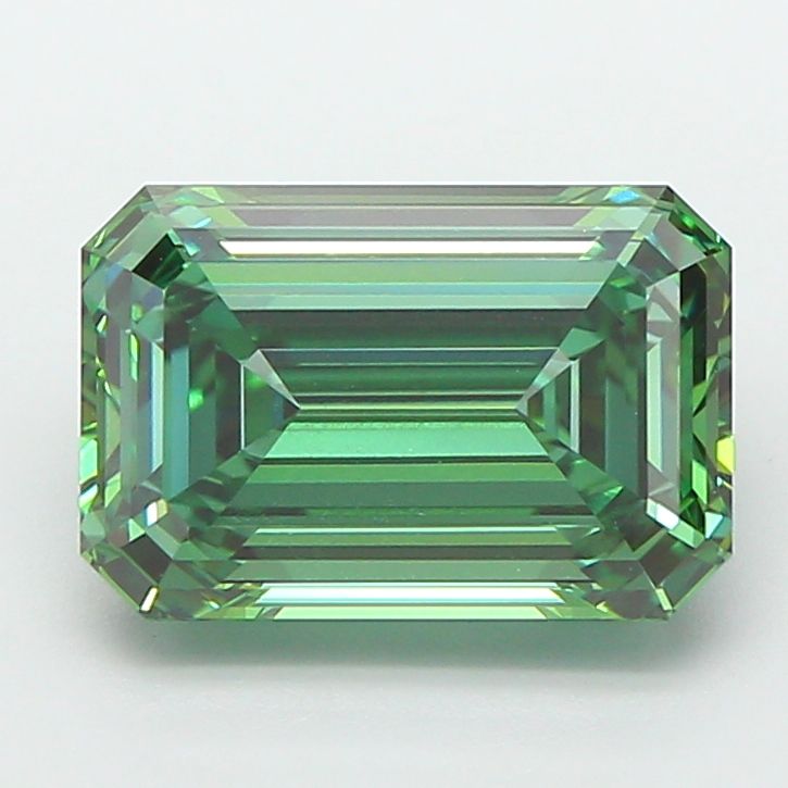 3.10 ct. emerald Lab Grown Diamond front image
