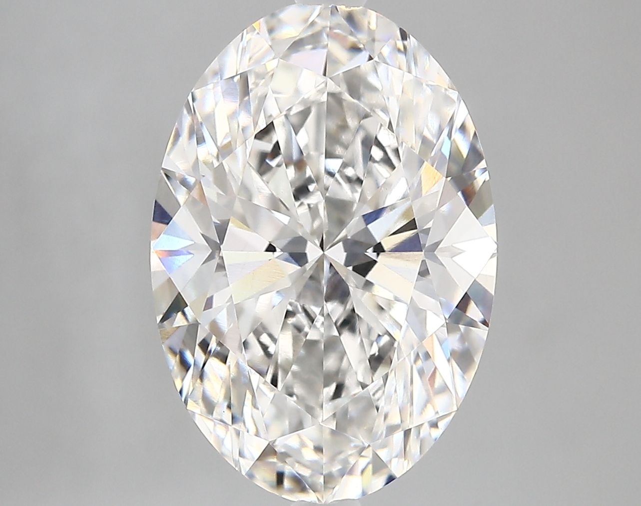 5.64 ct. oval Lab Grown Diamond front image