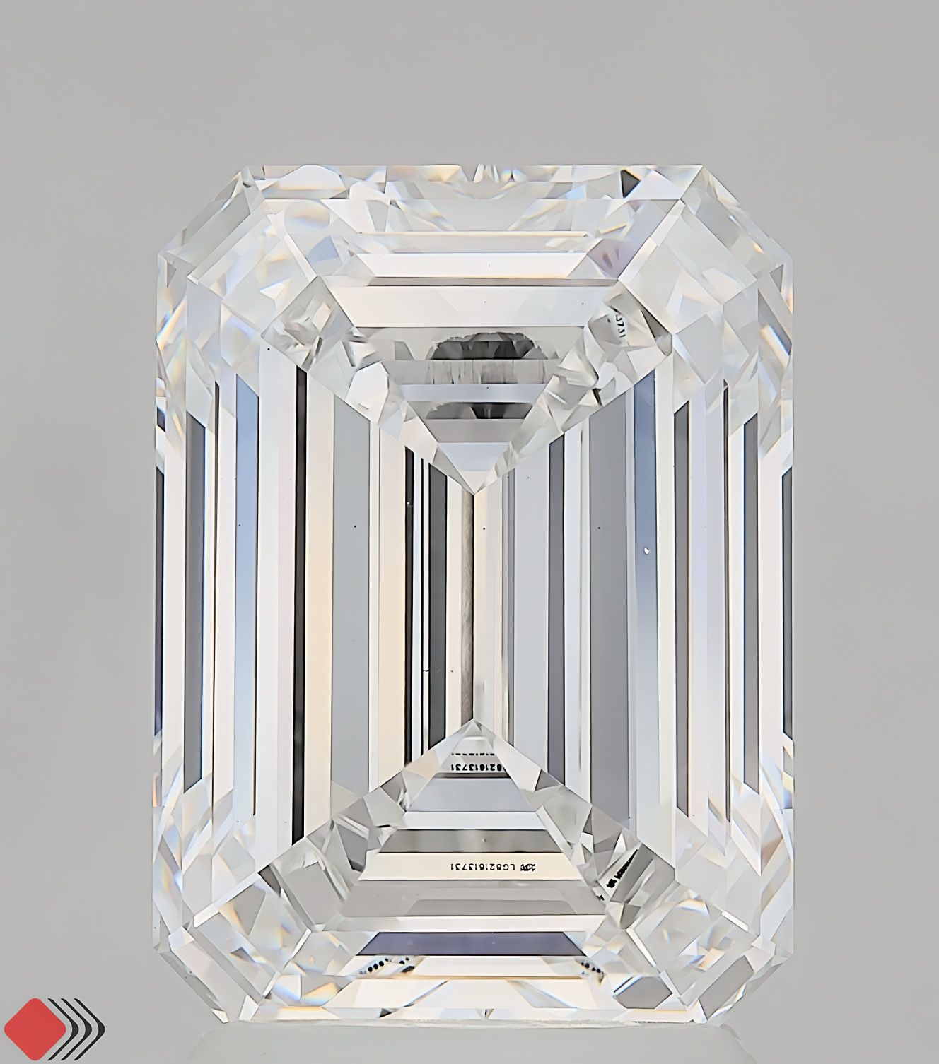 3.05 ct. emerald Lab Grown Diamond front image