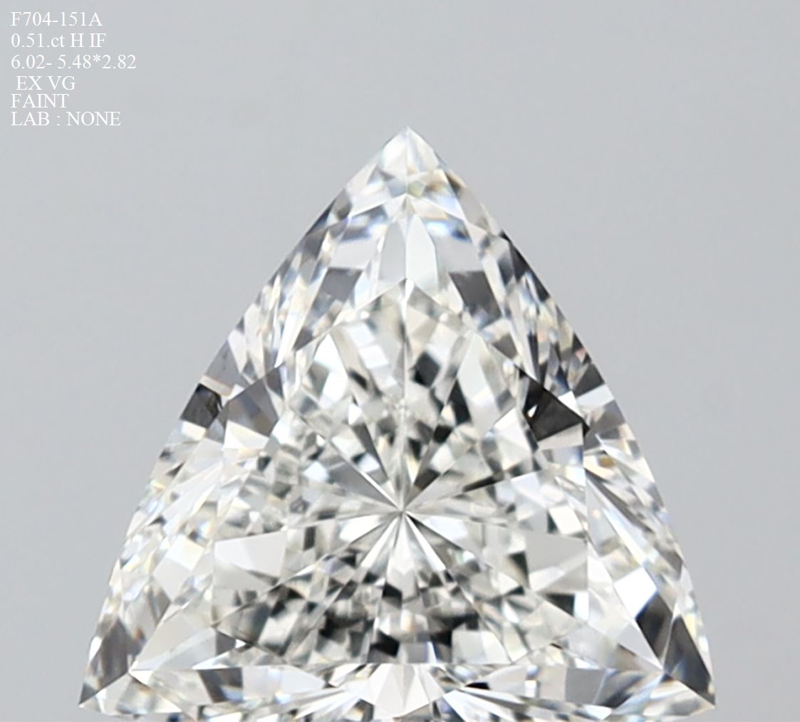 0.51 ct Triangular Diamond