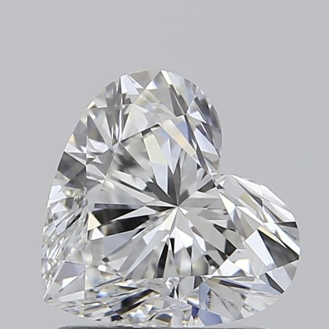 1.04 carat f VVS2 EX Cut IGI heart diamond