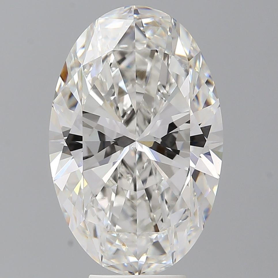 7.09 ct. oval Lab Grown Diamond front image