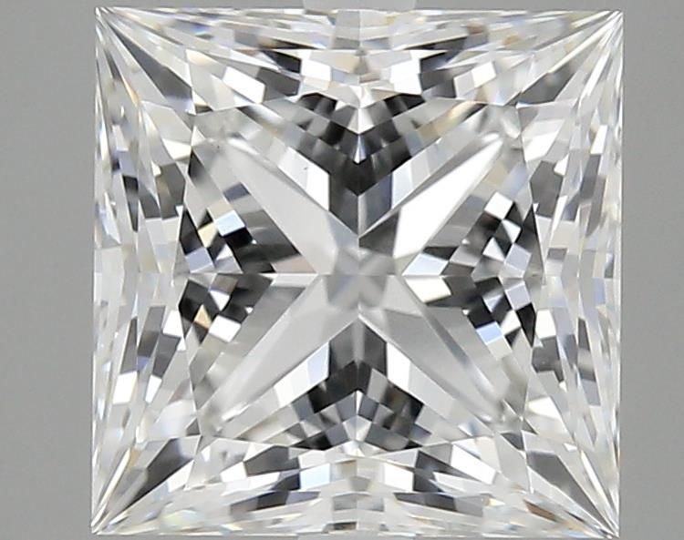 3.93 ct. princess Lab Grown Diamond front image
